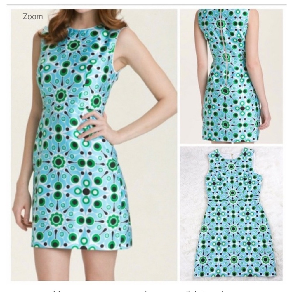 Kate Spade Solar Miriam silk blend sheath dress Sz2” US S